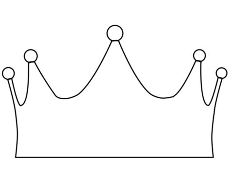 Coloriage Couronne simple Coloriages à imprimer gratuits