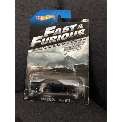 Hot Wheels Fast Furious Dodge Challenger Srt Shopee Malaysia