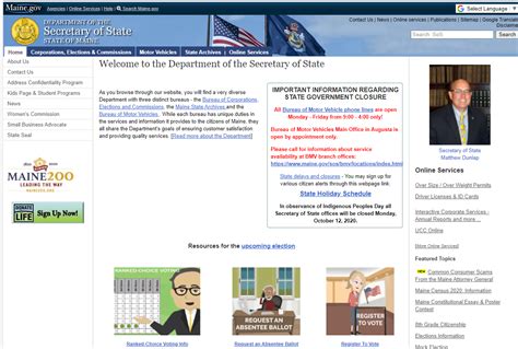 State of Maine Election Resources - City of Ellsworth, Maine