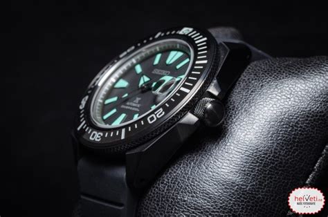 Seiko Prospex LE Black Series Night Vision Samurai Rubber