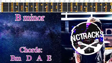 Deep Night Emotional Ballad Style Guitar Backing Track B Minor