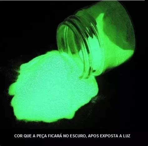 Pigmento Luminux Verde Fosforescente P Resinas Lumilux Neon Mercadolivre