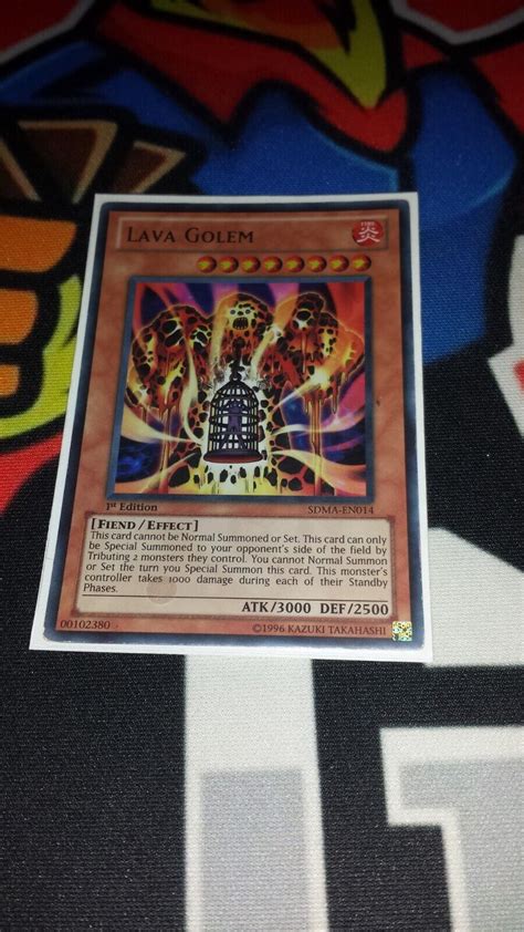 Yugioh Lava Golem Sdma En Ultra Rare St Edition Mp Values Mavin