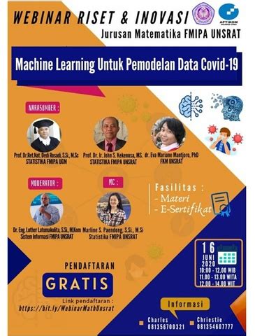 Pamflet Webinar Machine Learning Document Repository Universitas Andalas