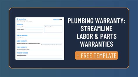 Plumbing Warranty Template Streamline Labor And Parts Warranties