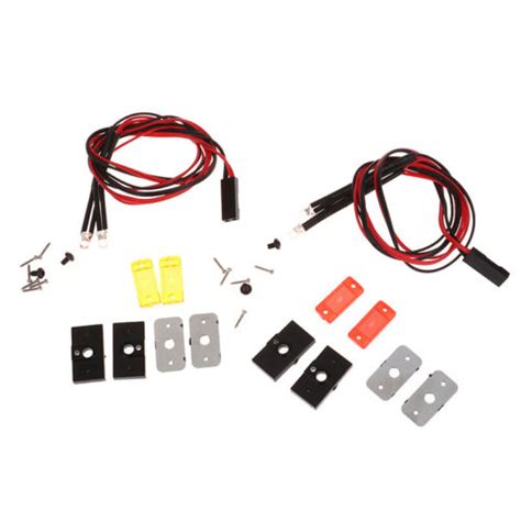 LED Yellow Red Side Lamp Position Lights For 1 14 Tamiya RC Truck