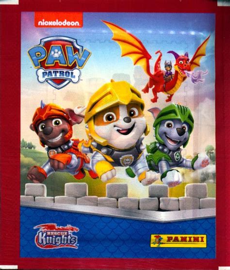 Paw Patrol Rescue Knights Psi Patrol Saszetka Z Naklejkami