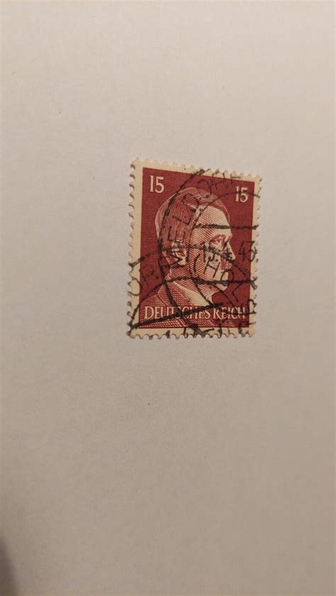 Briefmarke Deutsches Reich Pfennig Adolf Hitler Gestempelt Ebay