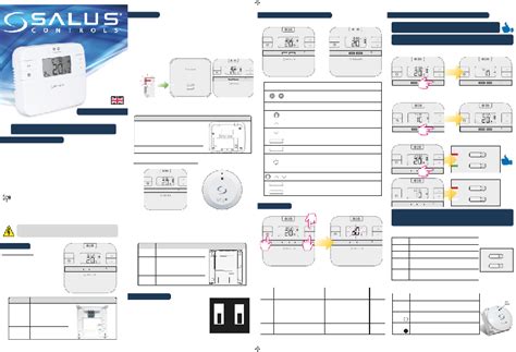 Salus Rt510 Thermostat Quickmanual Installation Pdf View Download