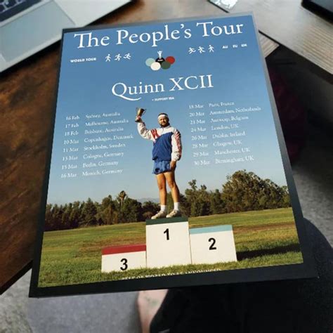 The People Quinn Xcii 2023 Tour Poster Etsy