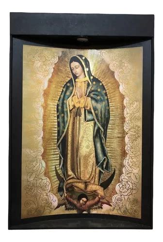 Cuadro Virgen De Guadalupe Cuerpo Completo Con Lampara Envío gratis