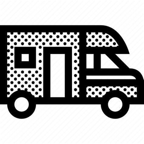 Car Home Motor Motorhome Trailer Transport Vehicle Icon