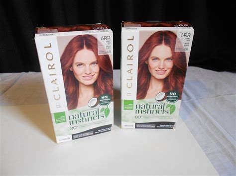 Clairol Natural Instincts Semi Permanent Hair Color 6rr Light Red Lot