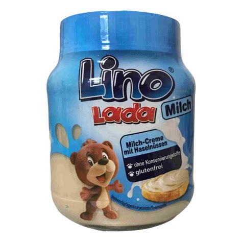 Podravka Lino Lada Milch Milch Creme mit Haselnüssen 400g Glas