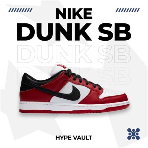 Nike Sb Dunk Low Pro J Pack Chicago Rot Bq I I Neu Ebay