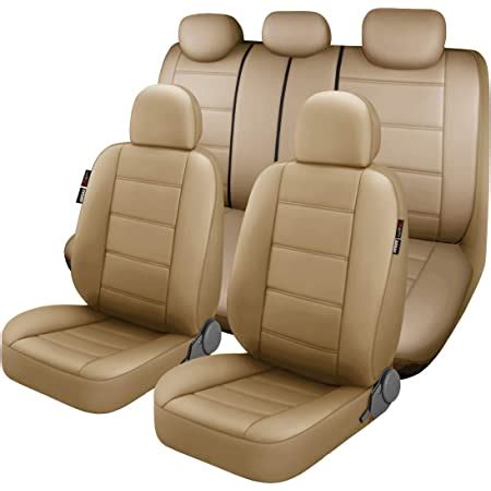 Amazon Fh Group Car Seat Covers Pu Leather Rome Seat Covers Front