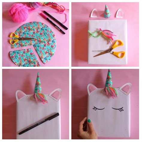 Unicorn Gift Wrapping Voor Je Sint En Kerstcadeau Do It Yourself