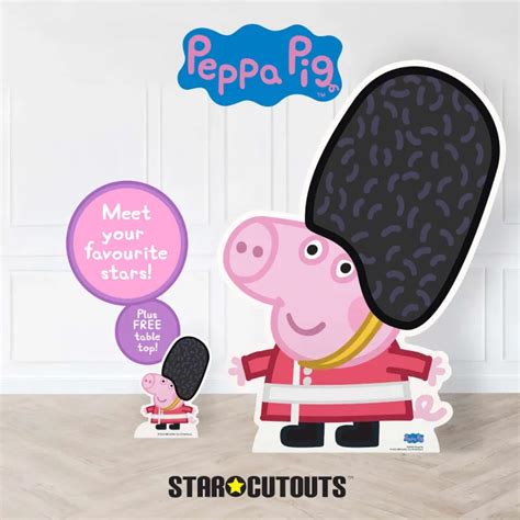 George Pig Palace Guard Peppa Pig Official Large Mini Cardboard