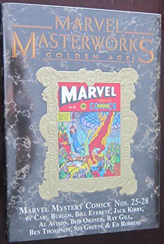 Marvel Masterworks Golden Age 7 Marvel Mystery Comics Nos 25 28 By