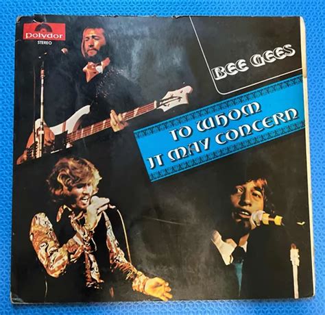 Bee Gees To Whom It May Concern 1972 Lp Vinil MercadoLivre