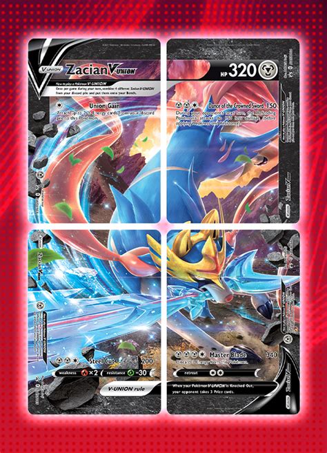 Pok Mon Tcg Pok Mon V Union Special Collection Mewtwo Greninja Zacian