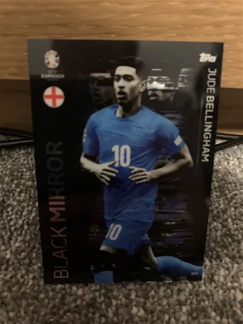 TOPPS MATCH ATTAX UEFA Euro 2024 Jude Bellingham Black Mirror Card 5