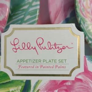 Lilly Pulitzer Dining Lilly Pulitzer Appetizer Plate Set Nib Poshmark