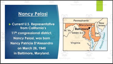 U.S. Representatives from California - Districts #11-20 (BIO PPT Bundle ...