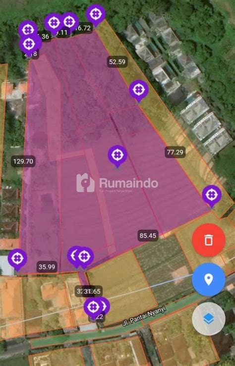 Rumaindo Dijual Tanah View Sawah Sungai Lokasi Pantai Nyanyi