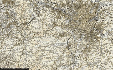 Historic Ordnance Survey Map Of Harborne 1901 1902