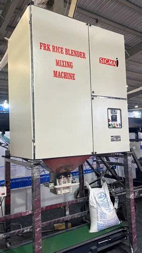 Fortified Rice Mixing And Packing Machine Capacity To Tph Model