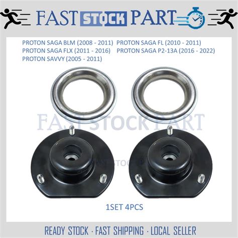 Set Pcs Front Absorber Mounting And Bearing Proton Saga Blm Saga Fl