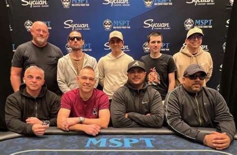 Mspt Season 15 Sycuan Showdown Series 1110 Main Event Final Table