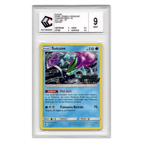 Suicune Tonnerre Perdu Ccc Grading Sl