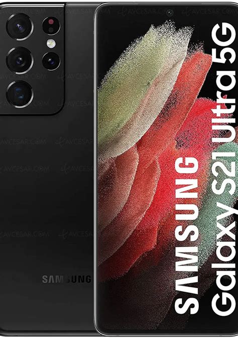 Samsung Galaxy S21 Ultra 5G écran 6 8 120 Hz HDR10 5G capteur