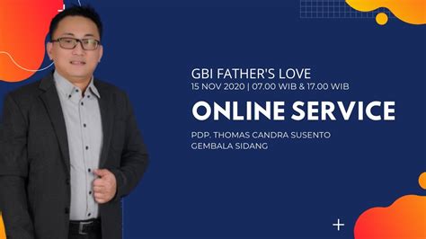 Pdp Thomas Candra Susento Ibadah Online Live GPdI Fajar Pengharapan