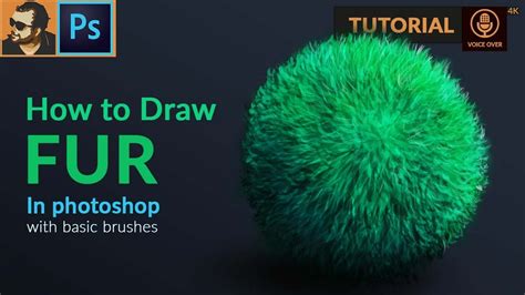 How To Draw Fur In Adobe Photoshop Tutorial YouTube