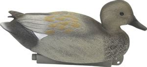 Knutson's Gadwall Duck Decoys, G & H Standard Weighted Keel Gadwall