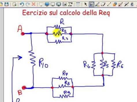 Esercizio Sul Collegamento Delle Resistenze YouTube