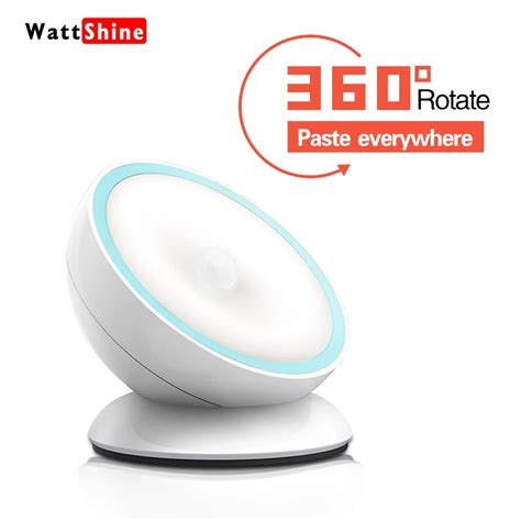 Magnetic Motion Sensor Light Usb Charge Sensing Lights Cordless Night Light Led Auto Wireless