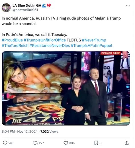Fact Check Melania Trump S Nude Photos Aired On Russian State Tv