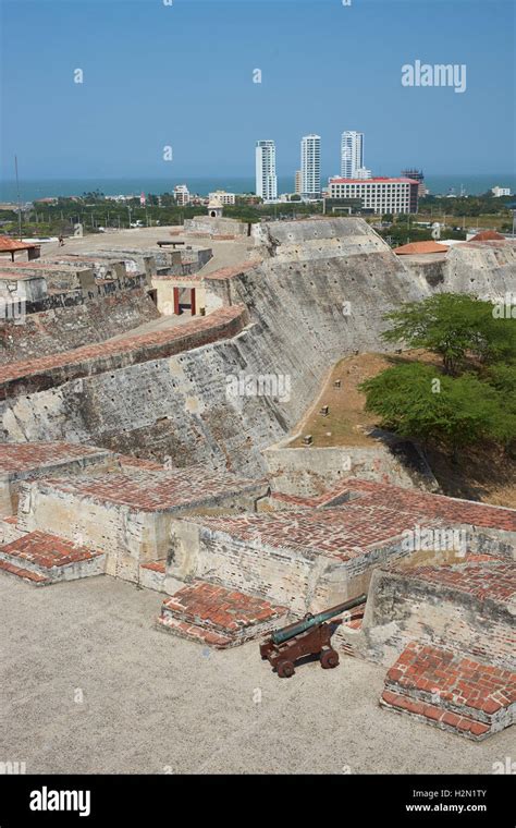 Castle Of San Felipe De Barajas Stock Photo Alamy