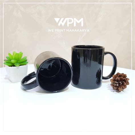 Jual Mug Hitam Polos Shopee Indonesia