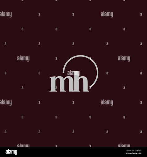 Mh Initials Logo Monogram Design Ideas Stock Vector Image Art Alamy