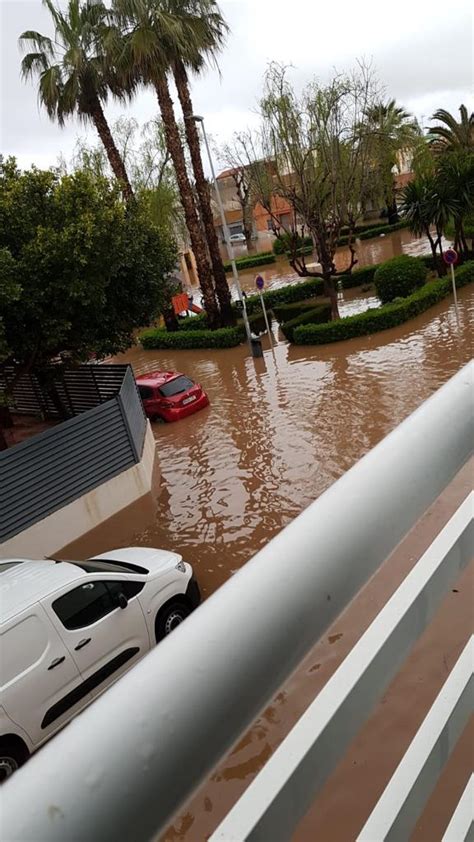 Inundaciones En El Litoral De Almassora Y Burriana Tras Una Noche De