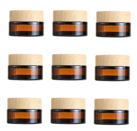 Amazon Healthcom Pcs Ml G Empty Sample Jars Amber Glass