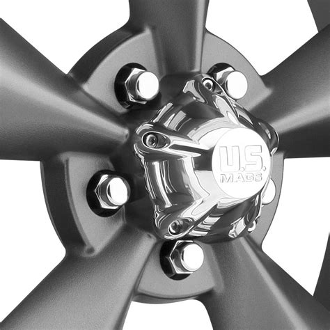 U.S. MAGS® U102 STANDARD Wheels - Gunmetal with Diamond Lip Rims