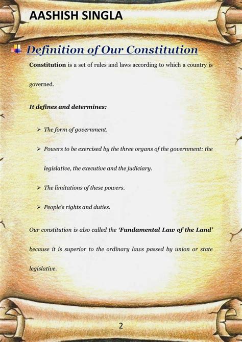 Our Constitution And Its Salient Features Pdf