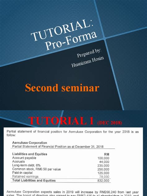 pRO fORMA | PDF