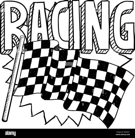 Nascar Clip Art Black And White